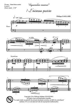 Aquarelles sonores (piano)