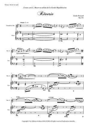 Rêverie (saxophone alto et piano)