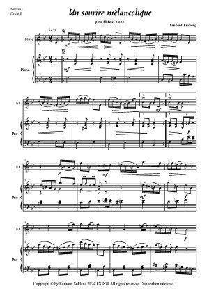 Un sourire mélancolique (flûte et piano)