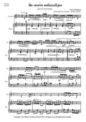 Un sourire mélancolique (cor en fa et piano)