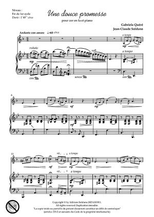 Une douce promesse (cor en fa et piano)