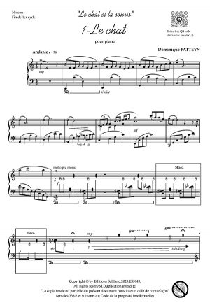 Le chat et la souris (piano)