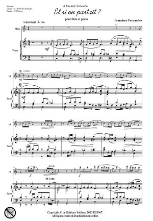 Et si on partait ? (flûte et piano)