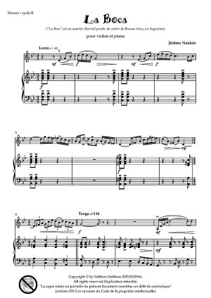 La Boca (violon et piano)