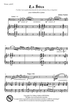 La Boca (violoncelle et piano)