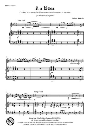 La Boca (hautbois et piano)