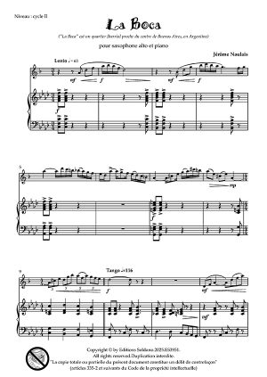 La Boca (saxophone alto et piano)