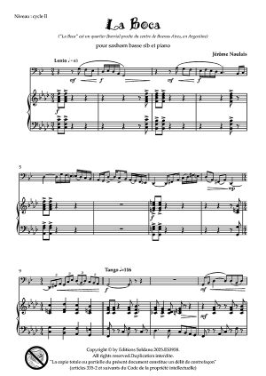 La Boca (saxhorn basse et piano)