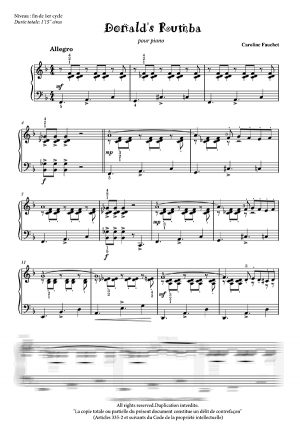 Donald's Rumba & Circus (piano)