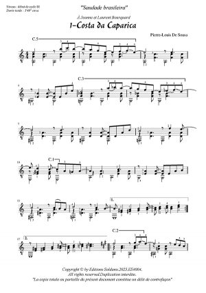 Saudade brasileira (guitare)