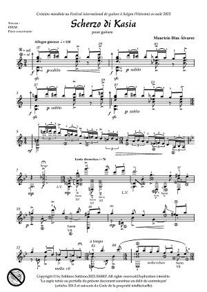 Scherzo di Kasia (guitare)