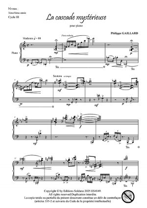 La cascade mystérieuse (piano)