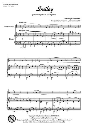Smiley (trompette en sib et piano)
