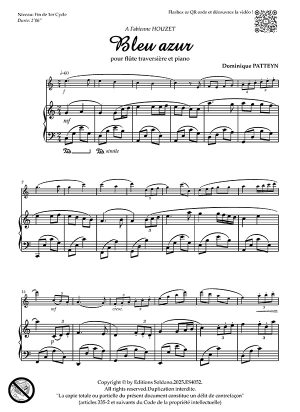 Bleu azur (flûte et piano)