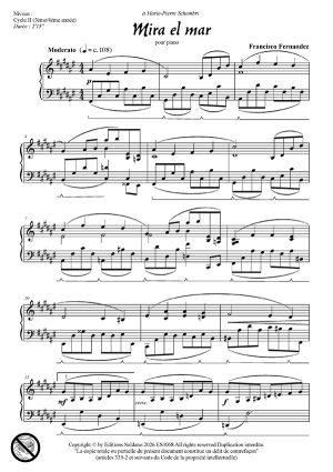 Mira el mar (piano)