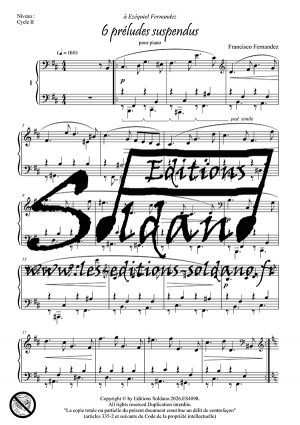 6 préludes suspendus (piano)