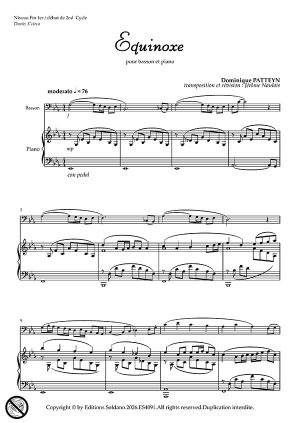 Equinoxe (basson et piano)