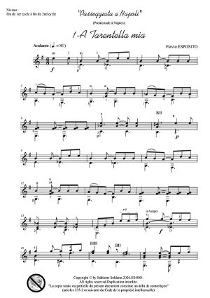 Passeggiata a Napoli (guitare)