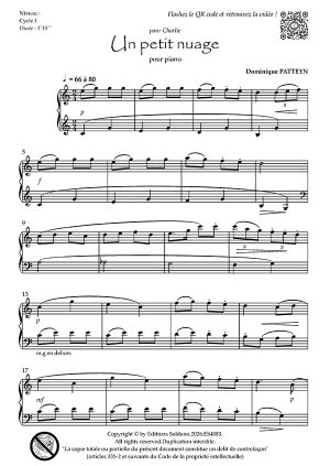 Un petit nuage (piano)