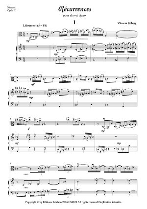 Récurrences (alto et piano)
