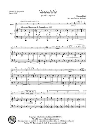 Tarentelle (flûte et piano)